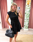 Timeless Era Mini Dress-Black