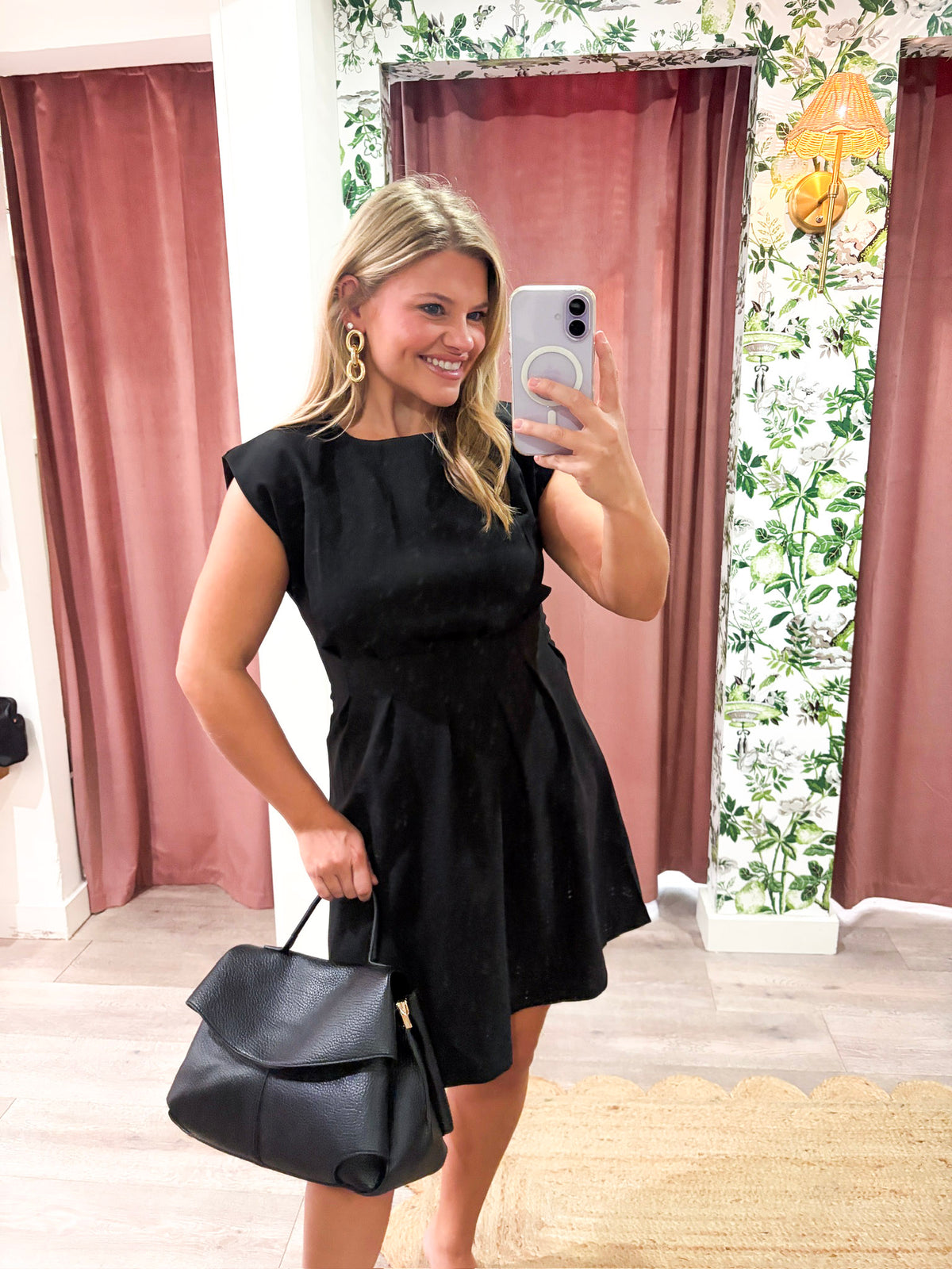 Timeless Era Mini Dress-Black