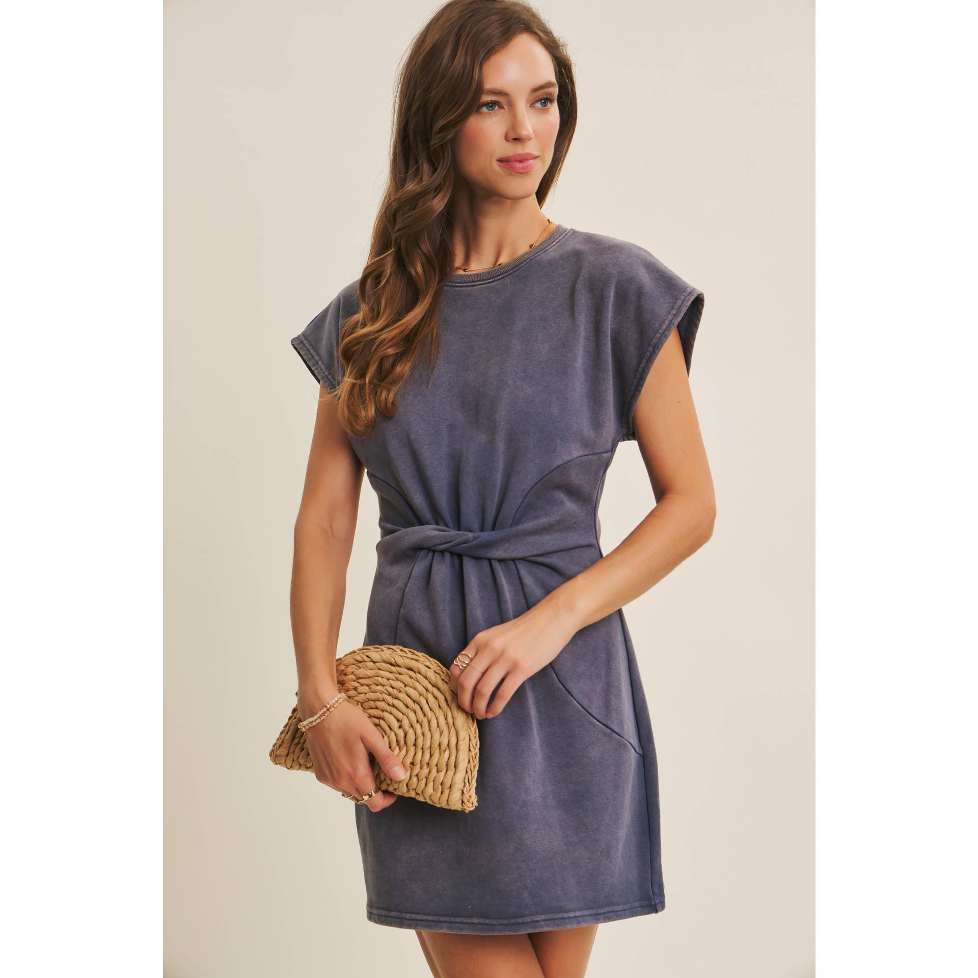 Easygoing Terry Mini Dress