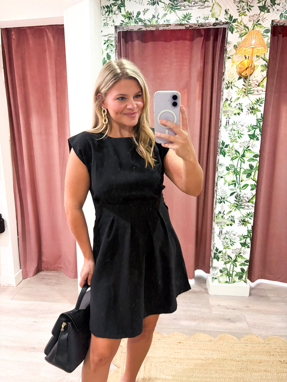 Timeless Era Mini Dress-Black