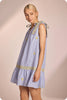 Limoncello Embroidered Mini Dress