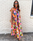 Petal Pop Maxi Dress