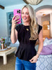 Skyline Chic Pleated Top