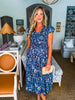 Meadow Song Floral Midi Dress