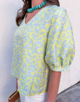 Dainty Charm Jacquard Top