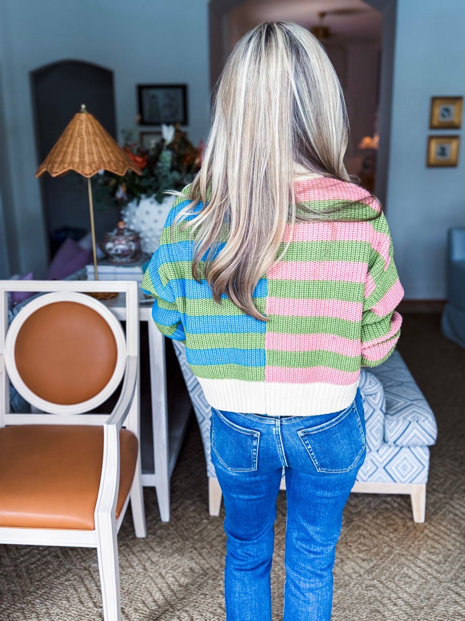 Rugby Polo Sweater-Morning Glory