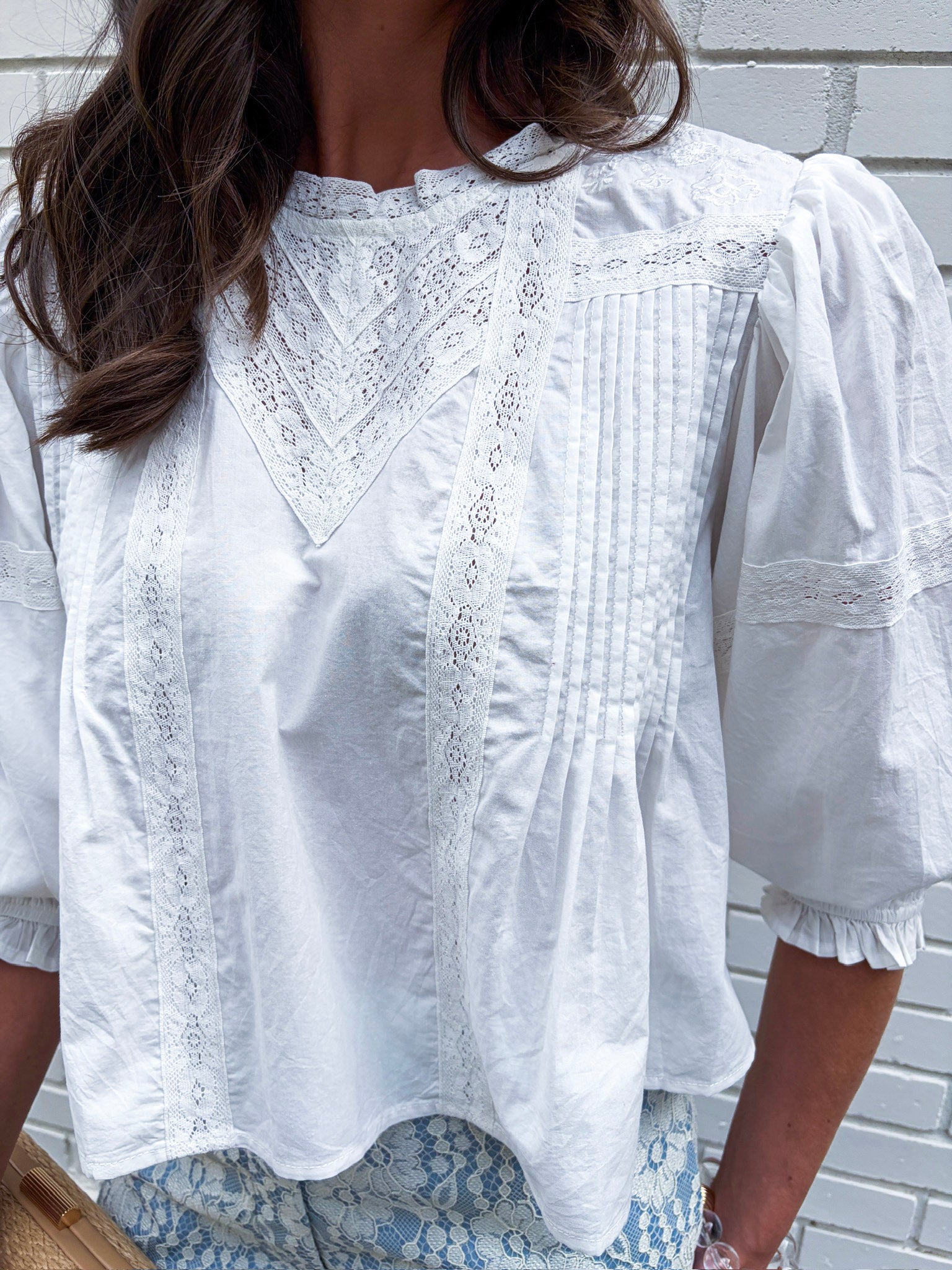 Love Note Pintuck Top