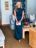 Turning Heads Maxi Dress- Green
