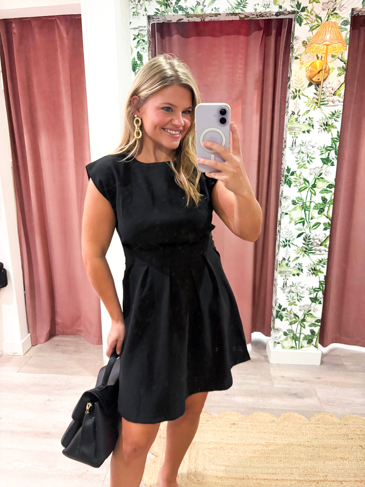 Timeless Era Mini Dress-Black