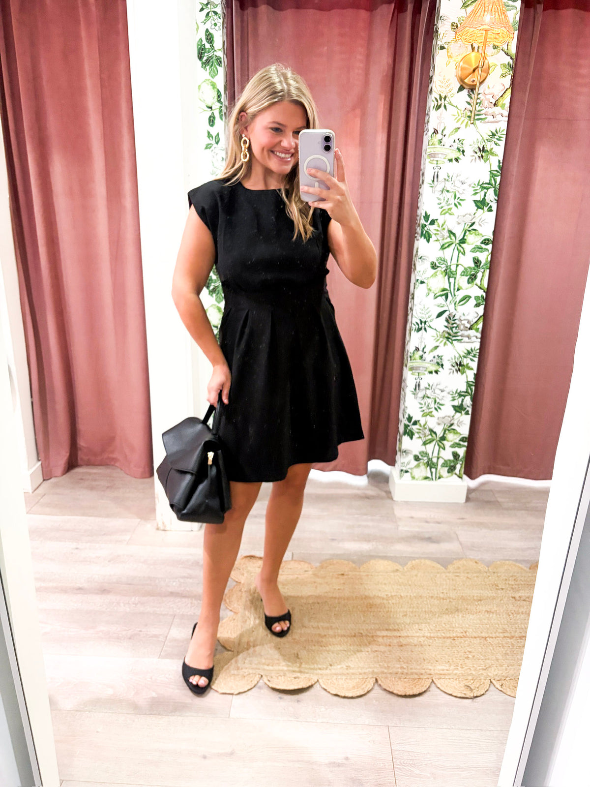 Timeless Era Mini Dress-Black