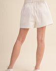 Ahoy Rope Belt Short-White
