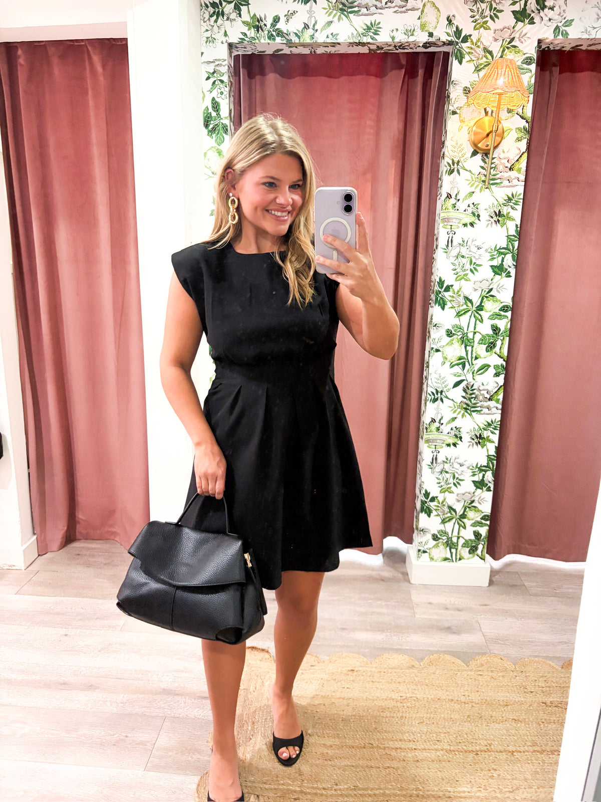 Timeless Era Mini Dress-Black