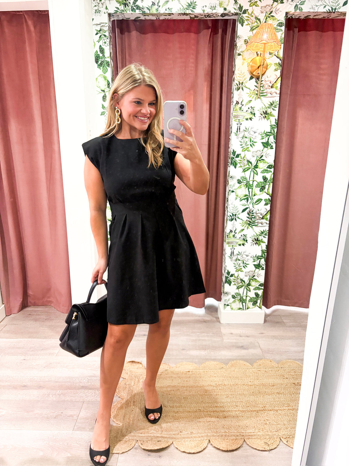Timeless Era Mini Dress-Black