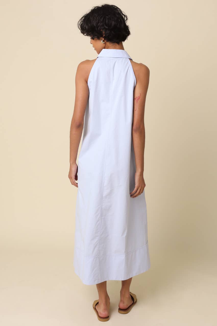 She’s a Ten Midi Dress-Light Blue