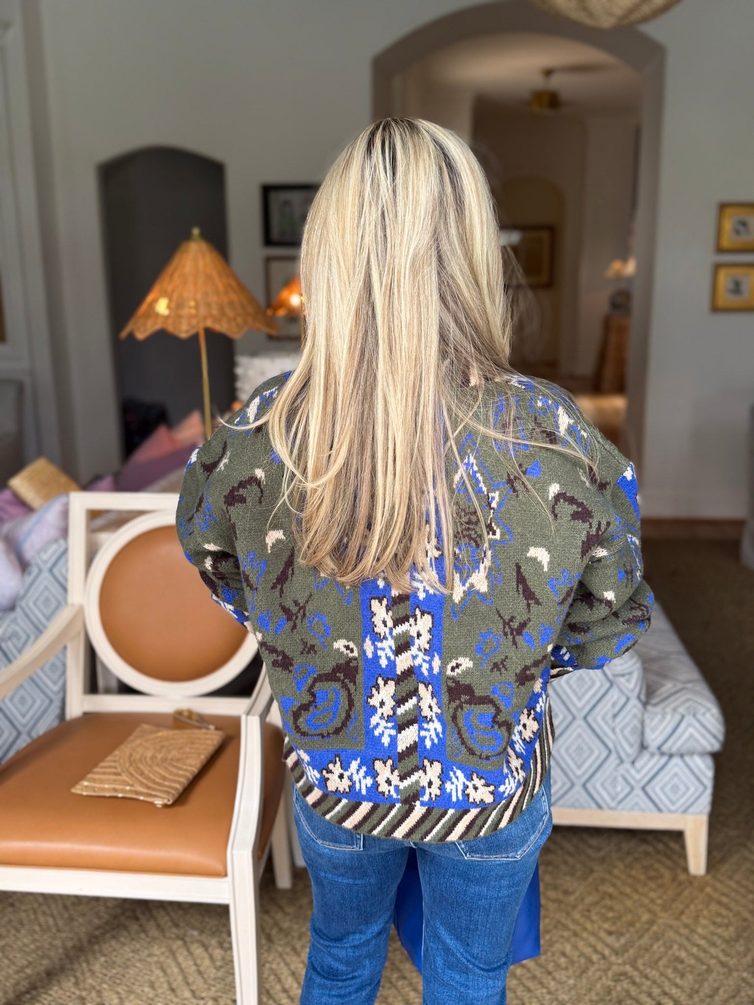 Paisley Moment Knit Cardigan