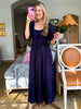 Pinot Sipping Maxi Dress-Navy
