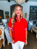 Summer Chill Top-Tomato Red
