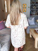 Western Girl Embroidered Mini Dress