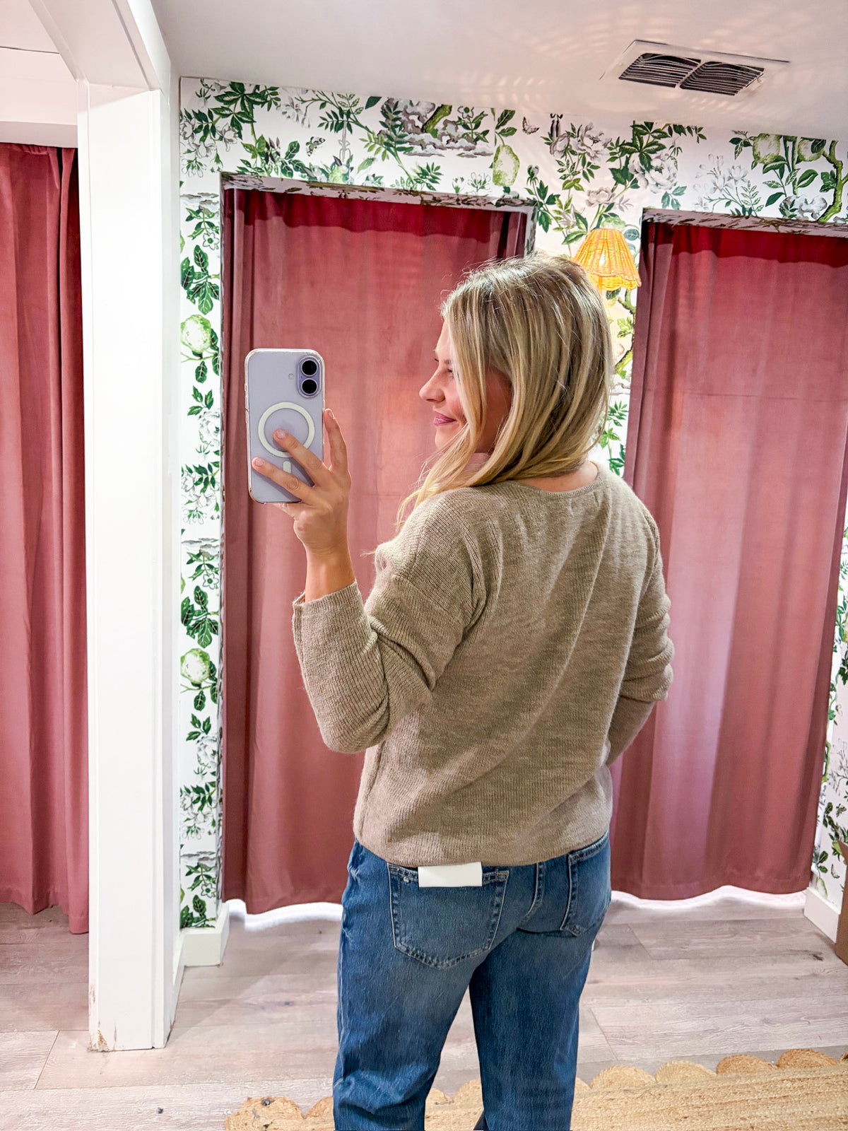Gentle Days Ribbed Cardigan-Mocha