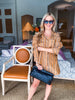 Study Session Striped Skort Set-Mocha