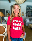 Friday Night Lights Tee-Red