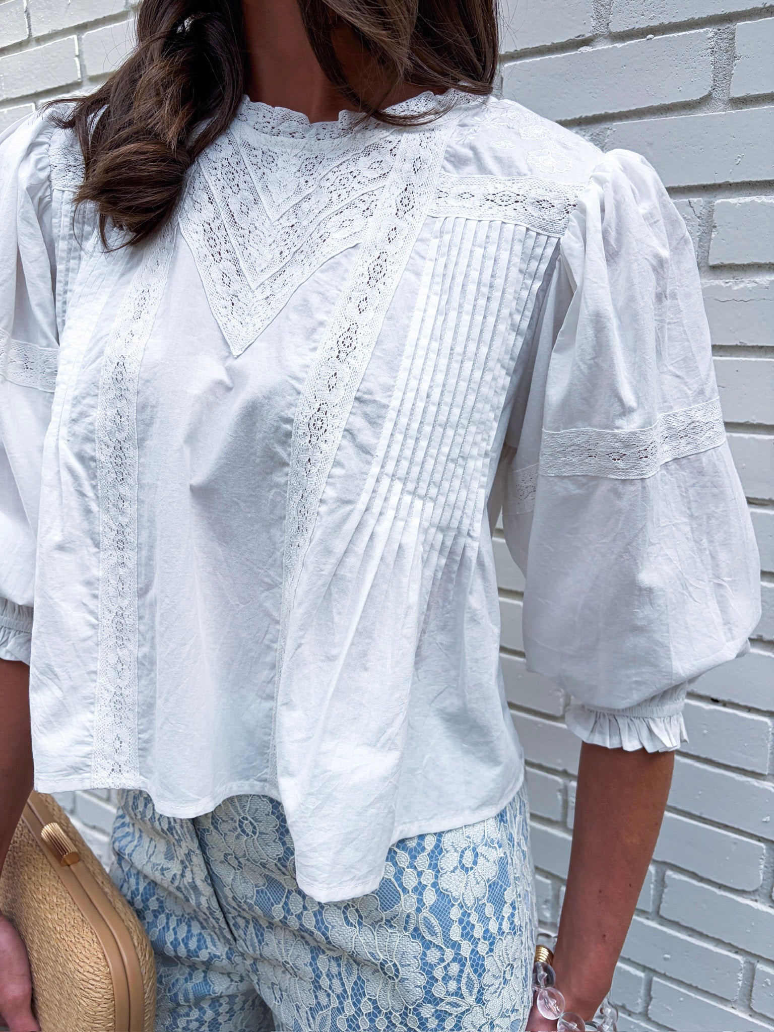 Love Note Pintuck Top