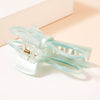 Acetate Ribbon Hair Claw- Jade