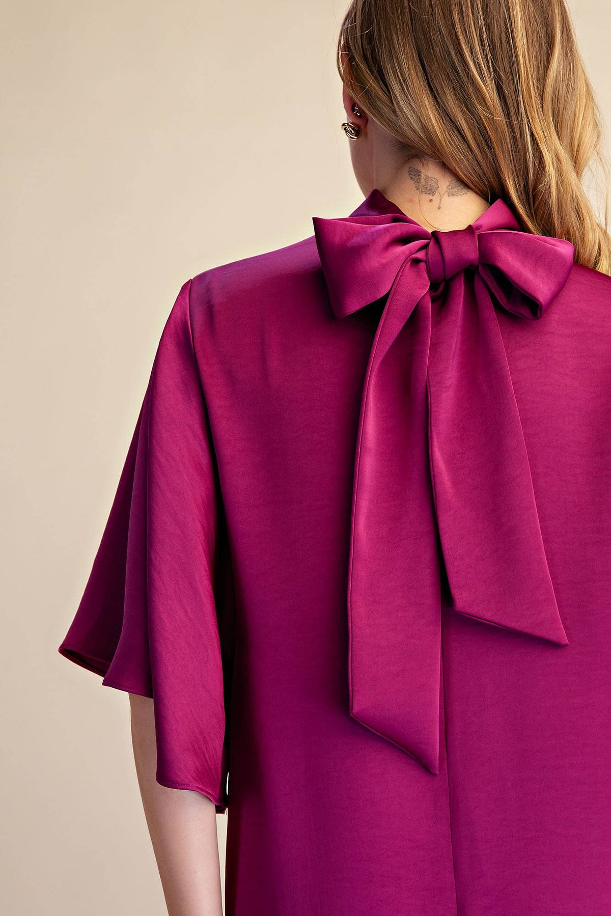 Candlelight Satin Midi Dress