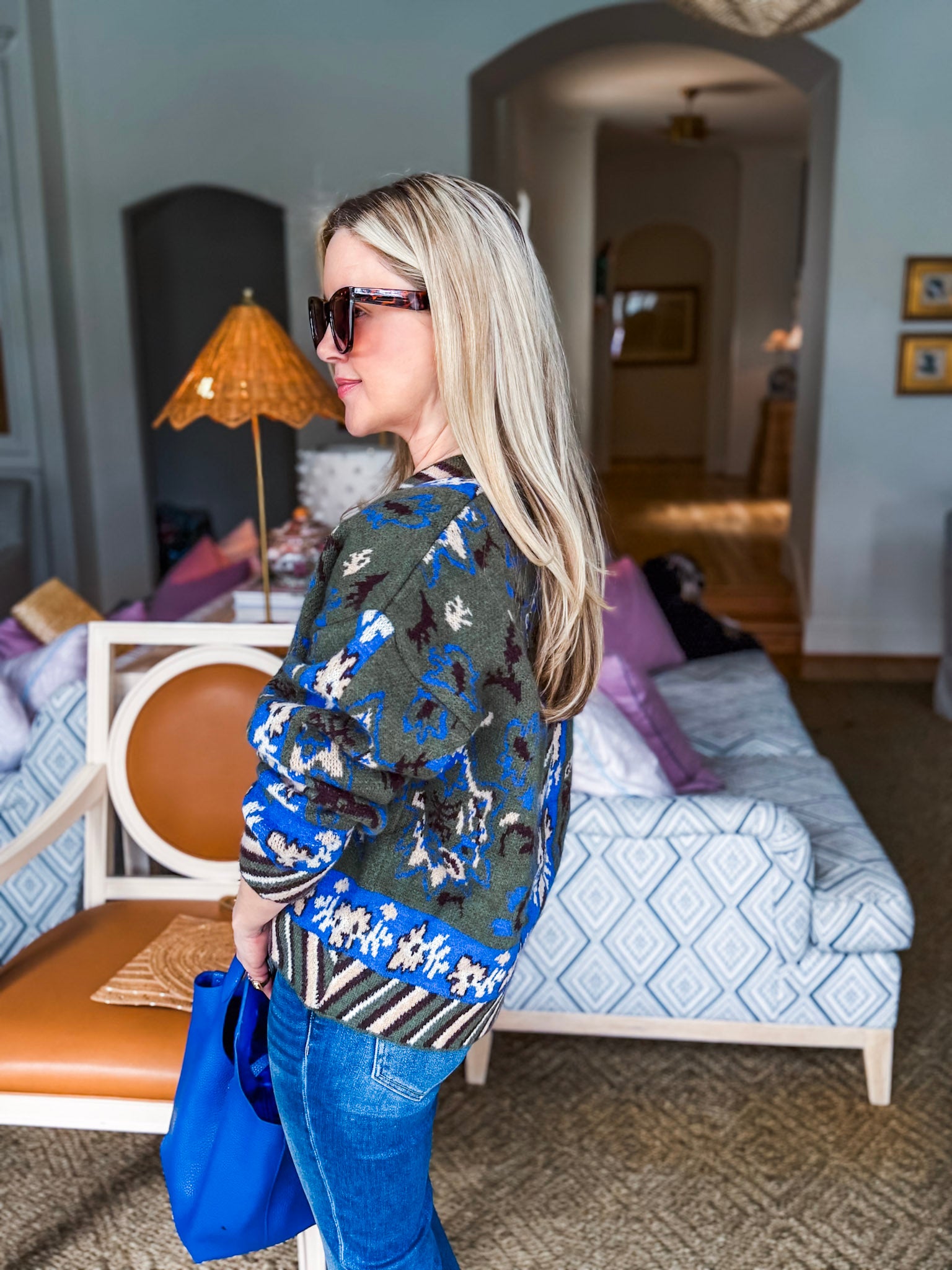 Paisley Moment Knit Cardigan