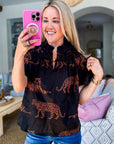 PREORDER: Zenzi Jungle Smocked Top
