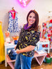 Petals And Pinot Peplum Top