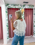 Victoria Lace Ruffle Top