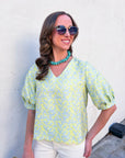 Dainty Charm Jacquard Top