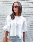 Love Note Pintuck Top