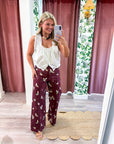 Vintage Grace Embroidered Top-White
