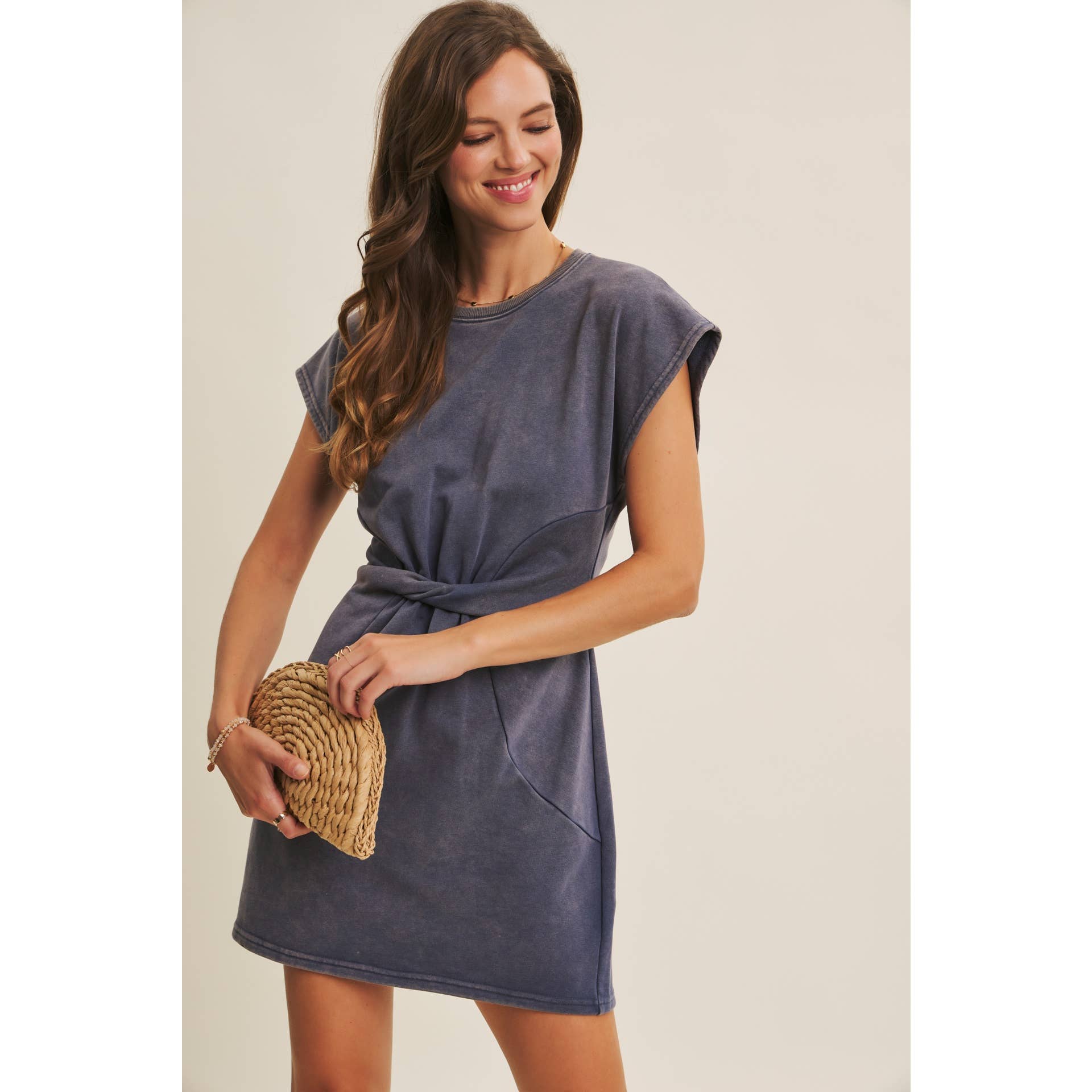 Easygoing Terry Mini Dress