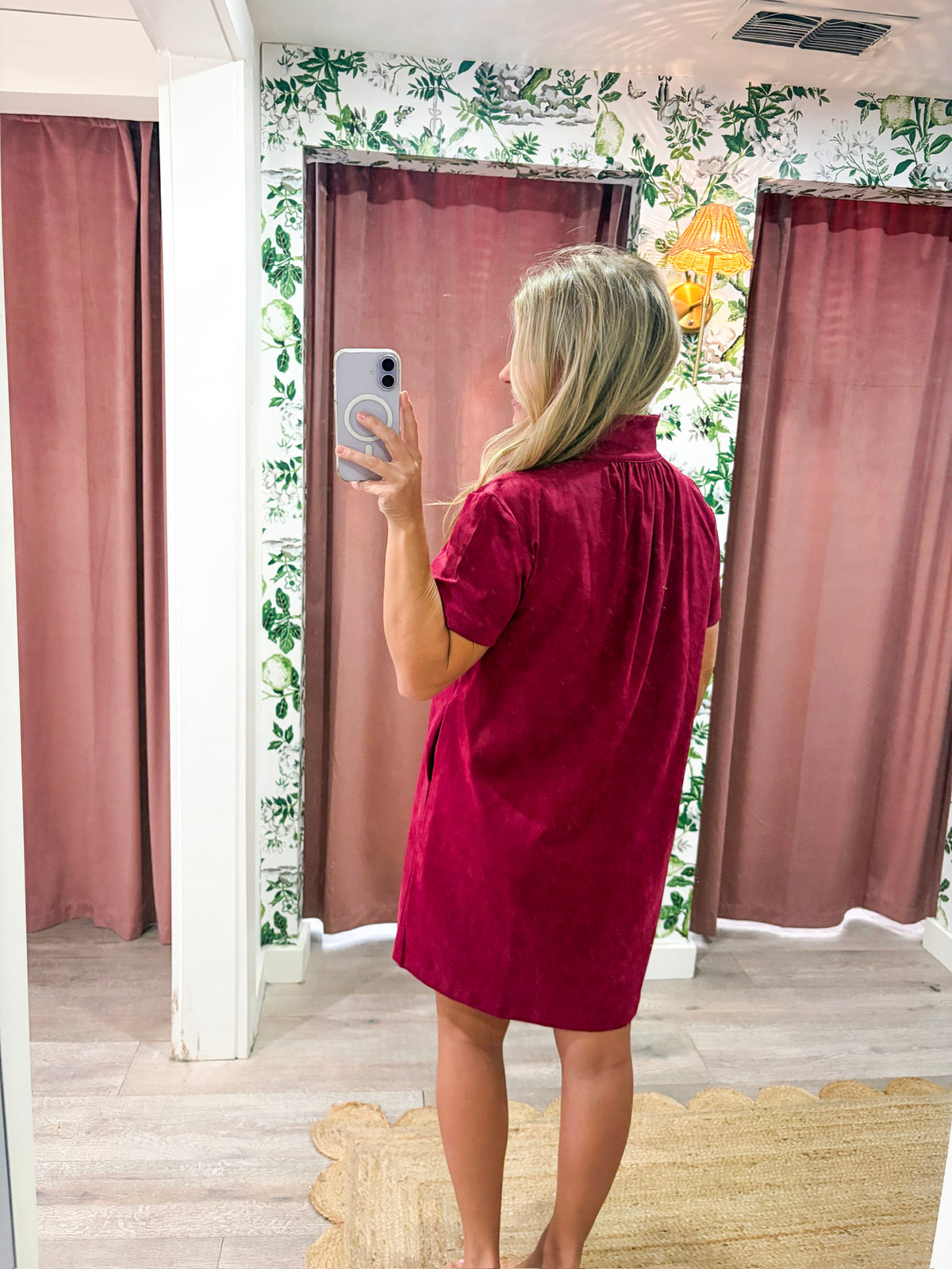 Margaux Mini Dress-Plum