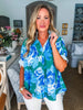 Flower Pop Oversized Top