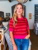 Avanti Stripe Sweater Top