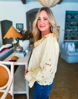 Eastcoast Living Embroidered Top-Butter Yellow