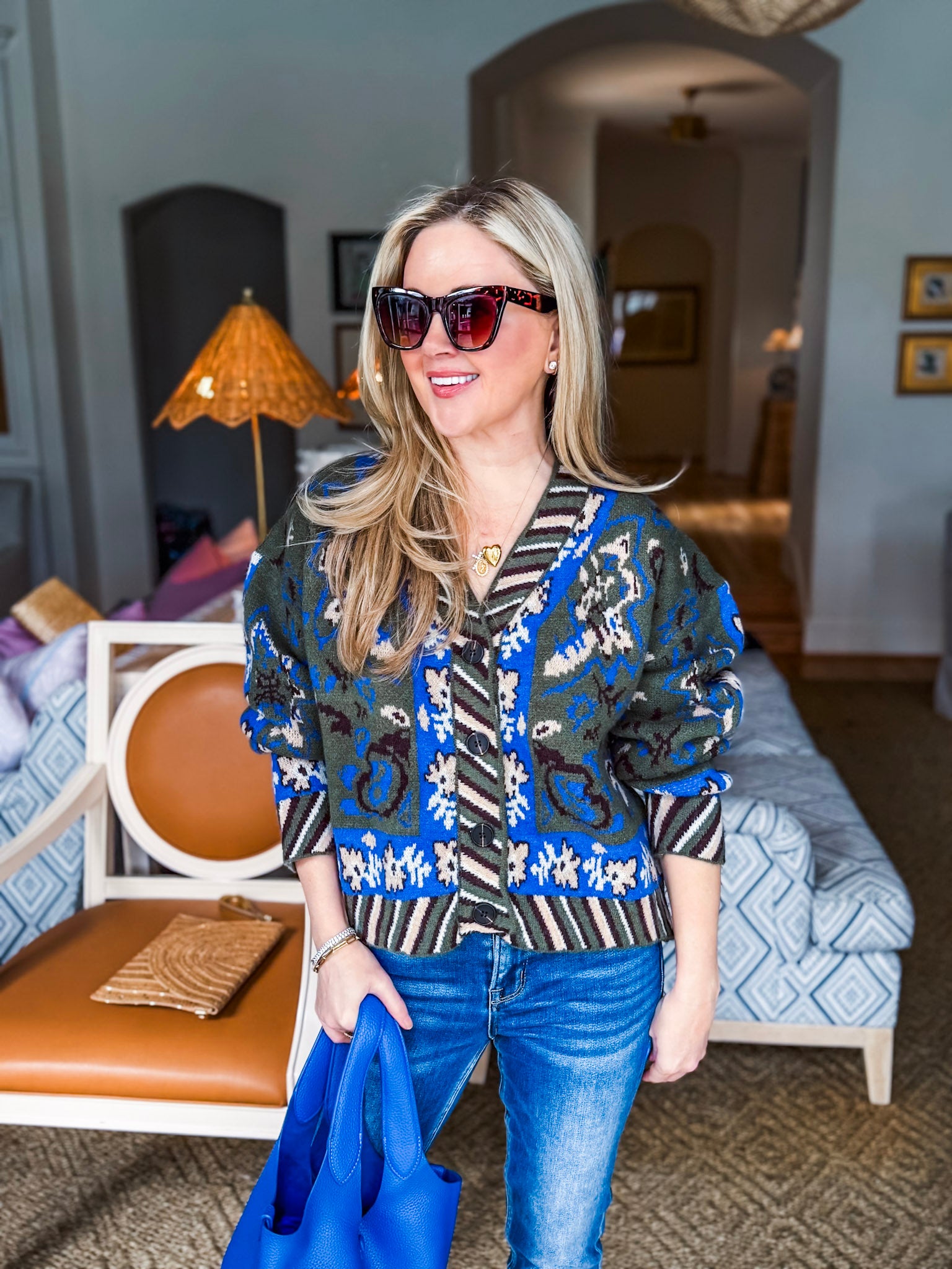 Paisley Moment Knit Cardigan