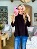 Sweet and Soft Pull Over Sweater-Black