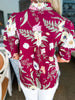 Vineyard Plans Floral Top-Merlot