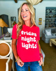 Friday Night Lights Tee-Red