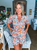Romantic Walks Belted Romper