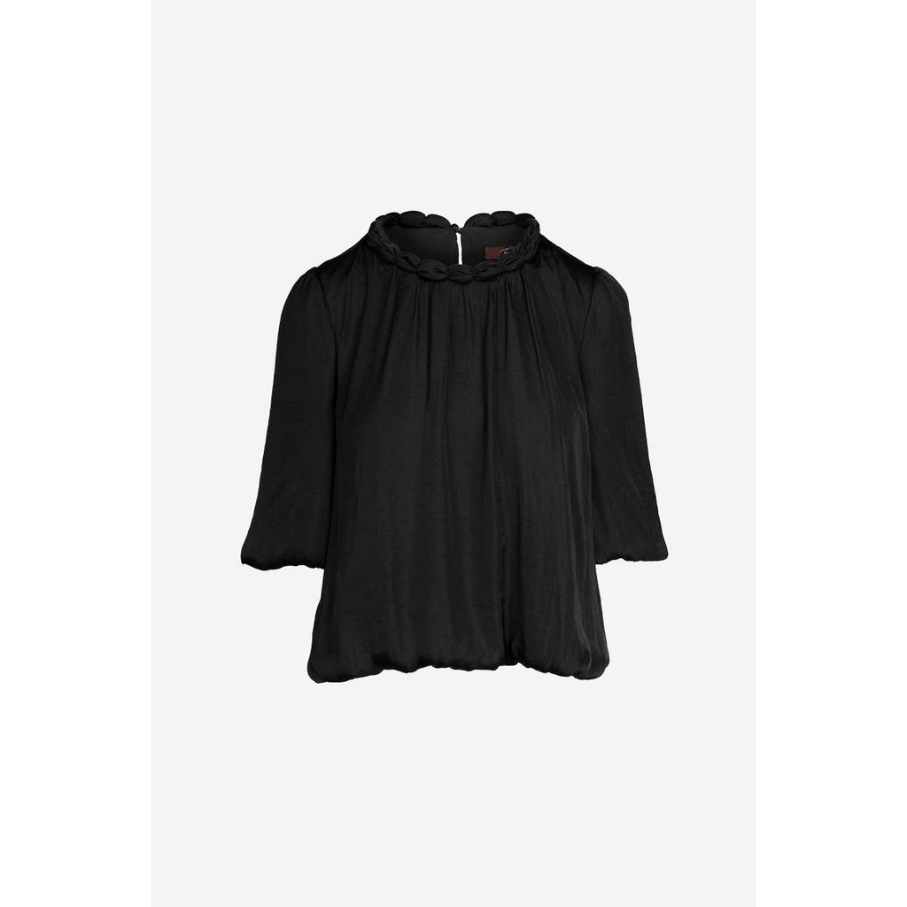 City Mornings Top-Black
