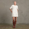 Western Girl Embroidered Mini Dress