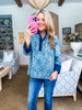 Paisley Days Top-Slate Blue