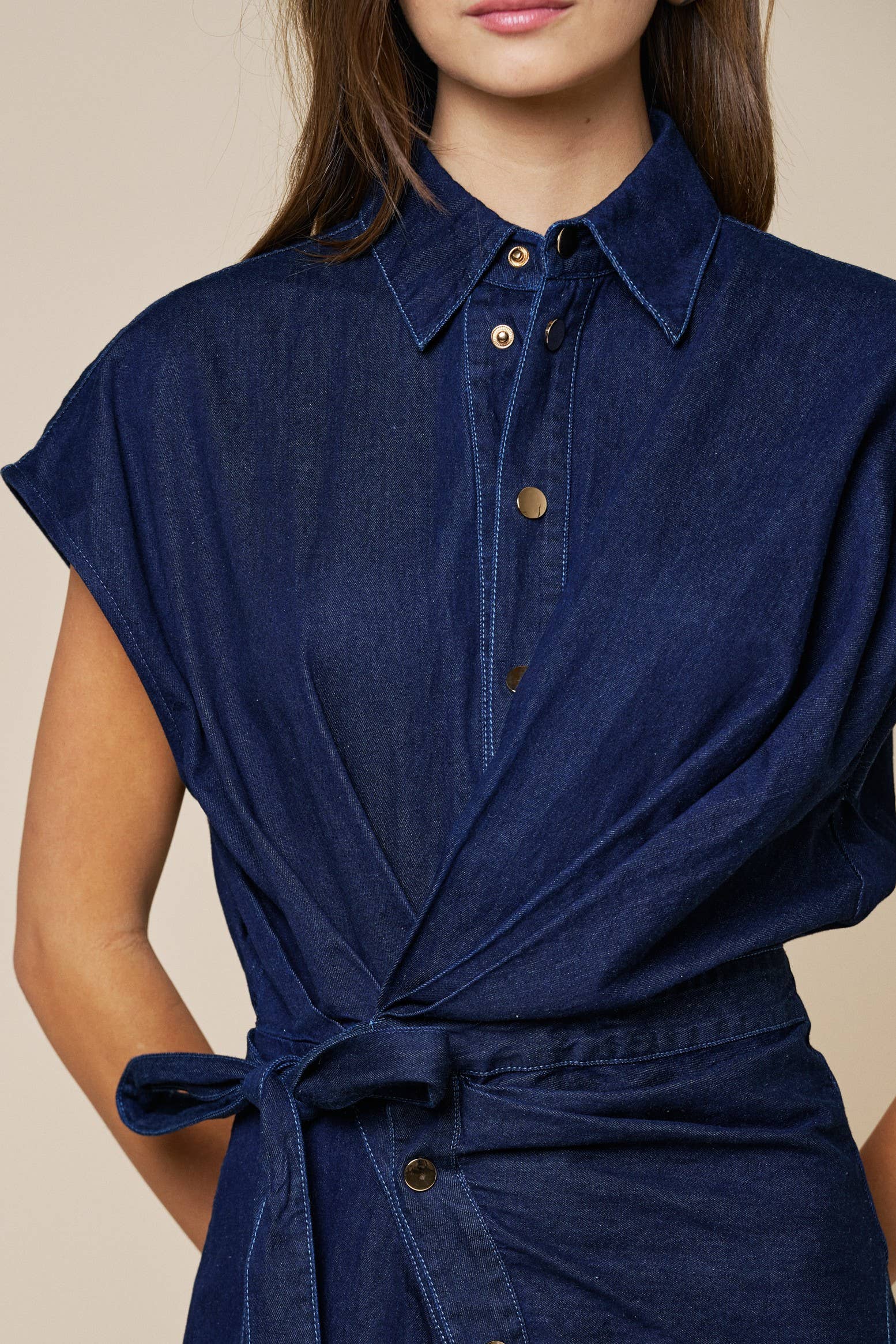 Downtown Denim Mini Dress