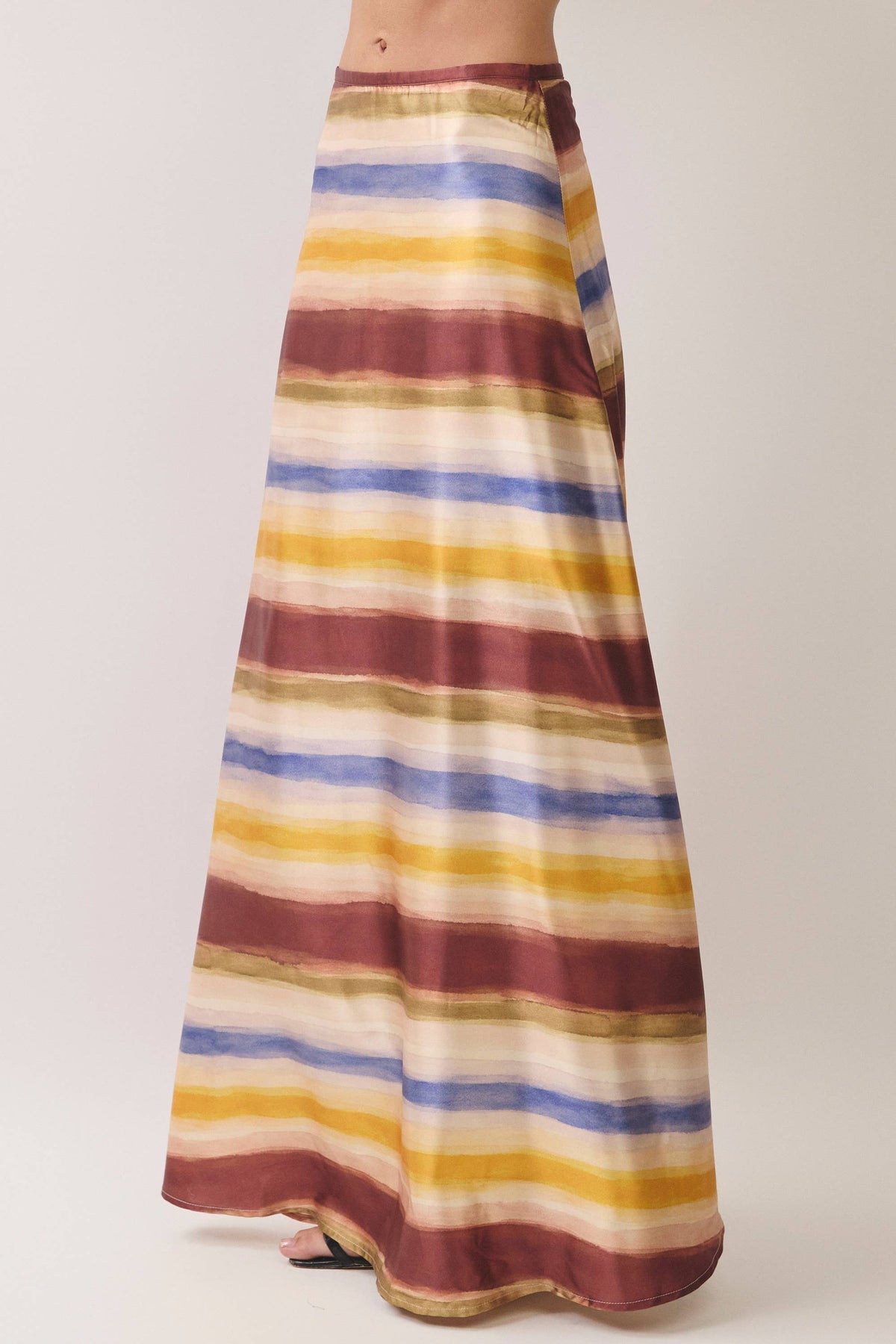 Painted Lines Maxi Skirt